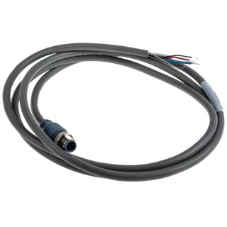 Turck Male 5 Way M12 to Female 5 Way Polyvinyl Chloride Sensor Actuator Cable 2 m RSC 572-2M