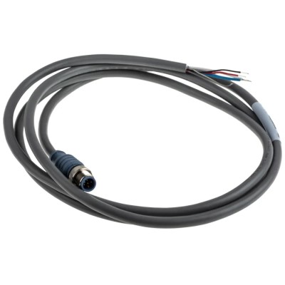Turck Male 5 Way M12 to Female 5 Way Polyvinyl Chloride Sensor Actuator Cable 2 m RSC 572-2M