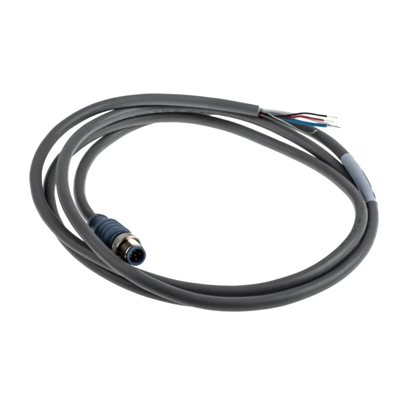 Turck Male 5 Way M12 to Female 5 Way Polyvinyl Chloride Sensor Actuator Cable 2 m RSC 572-2M