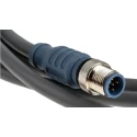 Turck Male 5 Way M12 to Female 5 Way Polyvinyl Chloride Sensor Actuator Cable 2 m RSC 572-2M