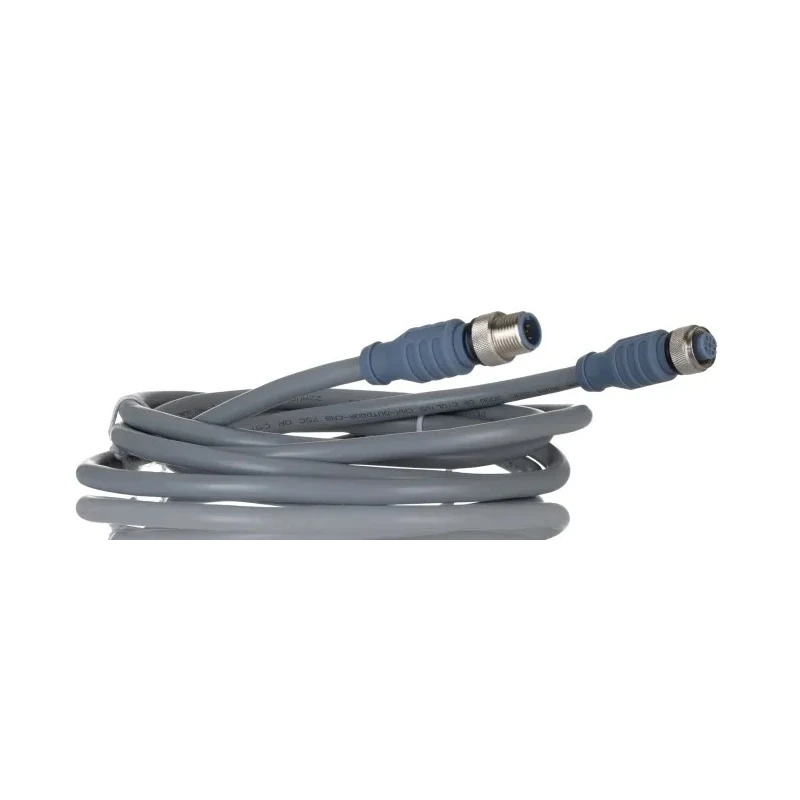 Turck Sensor Actuator Cable Male 5 Way Straight to Female 5 Way Straight, 250V, IP67, 1 m Length RSC RKC 572-1M