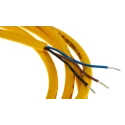 Turck Sensor Actuator Cable Female 3 Way M8 to Unterminated 2 m, Yellow PVC Jacket PKG 3Z-2