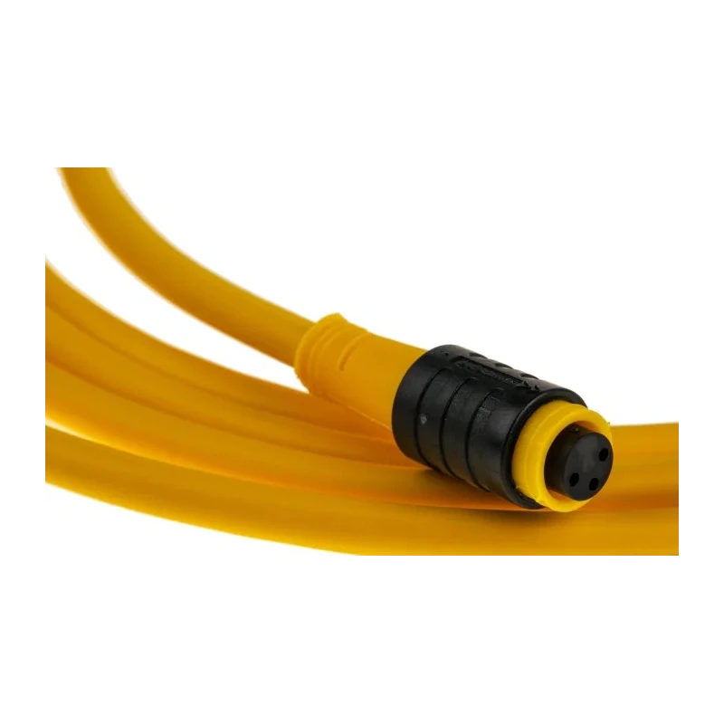 Turck Sensor Actuator Cable Female 3 Way M8 to Unterminated 2 m, Yellow PVC Jacket PKG 3Z-2