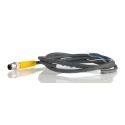 Turck Male 3 Way M8 to Unterminated Sensor Actuator Cable 1m 125V PVC Jacket IP67 PSG 3M-1/S90