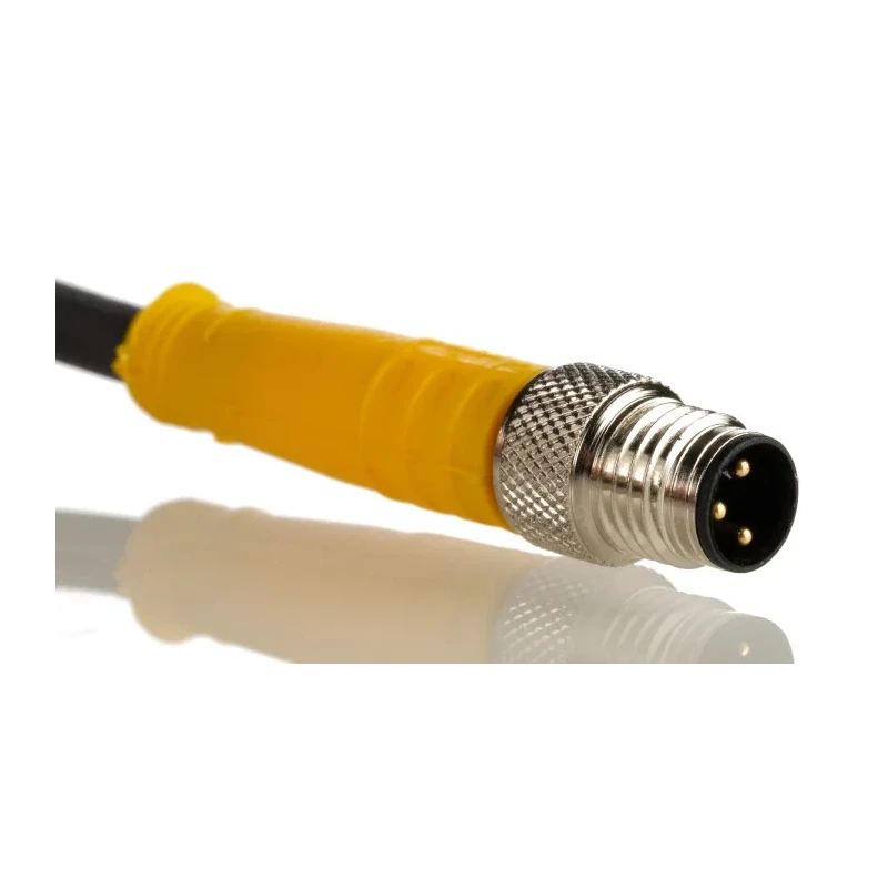 Turck Male 3 Way M8 to Unterminated Sensor Actuator Cable 1m 125V PVC Jacket IP67 PSG 3M-1/S90
