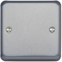 MK Electric Silver 1 Gang Blanking Plate K3330BRC