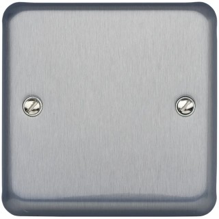 MK Electric Silver 1 Gang Blanking Plate K3330BRC