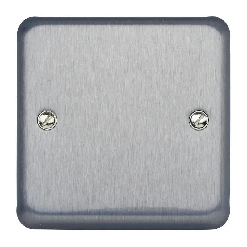 MK Electric Silver 1 Gang Blanking Plate K3330BRC