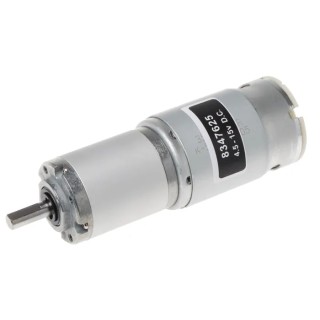 RS PRO Brushed Geared DC Geared Motor 12.8 W 12V DC 1.2 Nm Torque 14 RPM 6mm Shaft Diameter 942D Series 834-7625