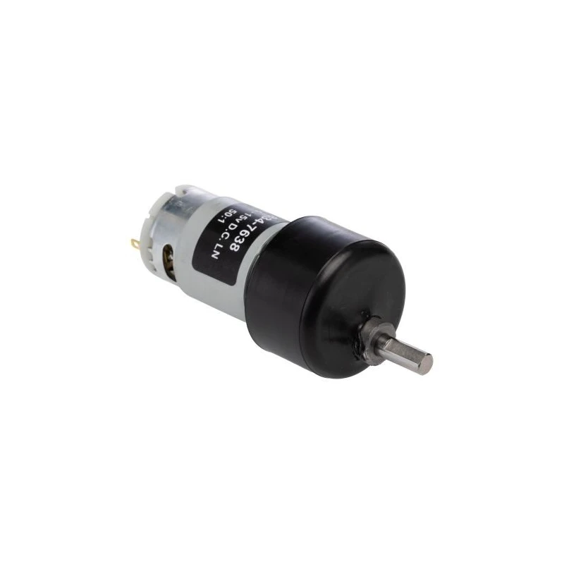 RS PRO Brushed Geared DC Geared Motor 7W 12V DC 29Ncm Torque 119rpm Speed 6mm Shaft Diameter 950D Series 834-7638