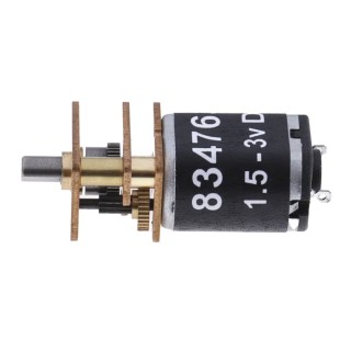 RS PRO Brushed Geared DC Geared Motor, 0.58 W, 3V DC, 4 mNm Torque, 1350 RPM, 3 mm Shaft Diameter 834-7635