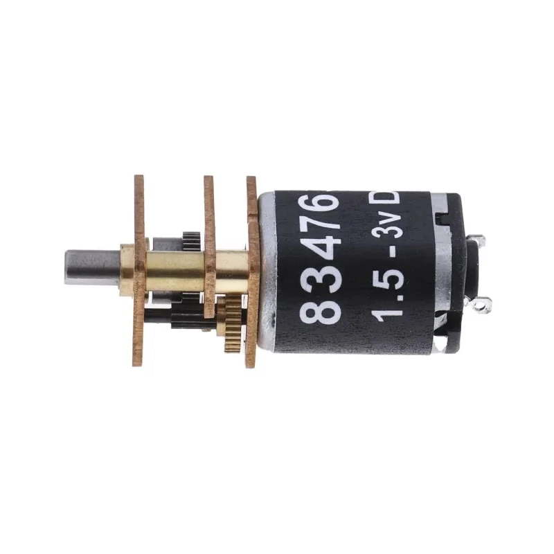 RS PRO Brushed Geared DC Geared Motor, 0.58 W, 3V DC, 4 mNm Torque, 1350 RPM, 3 mm Shaft Diameter 834-7635