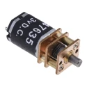 RS PRO Brushed Geared DC Geared Motor, 0.58 W, 3V DC, 4 mNm Torque, 1350 RPM, 3 mm Shaft Diameter 834-7635