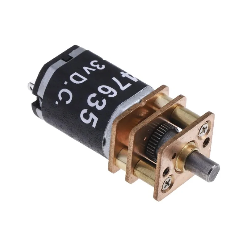 RS PRO Brushed Geared DC Geared Motor, 0.58 W, 3V DC, 4 mNm Torque, 1350 RPM, 3 mm Shaft Diameter 834-7635
