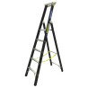 Zarges Aluminium 5 Steps Step Ladder 1.33m Platform Height, 2.15m Open Length 41147