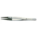 Bernstein 125mm Stainless Steel Rounded ESD Safe Tweezer 5-431