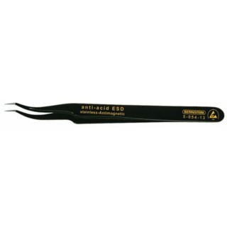 Bernstein 120mm Stainless Steel Pointed ESD Safe Tweezer 5-054-13