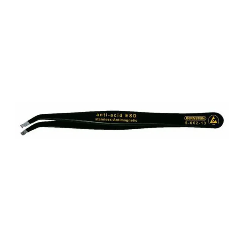 Bernstein Stainless Steel Pointed ESD Safe Tweezer 115mm 5-062-13