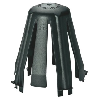 HellermannTyton Lighting Cover for use with Reel and Blowed-In Insulations with Halogen 148-00098 SpotClip-II-PA66GF15-BK