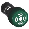 ABB Panel Mount Green LED Buzzer, Compact Series, 22 mm Cutout, 24 V AC/DC, IP66, IP67, Round, Model 1SFA619600R6002 CB1-600G