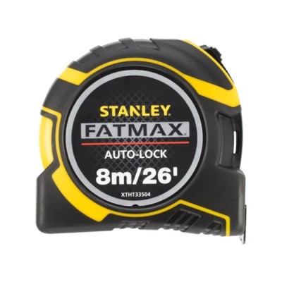 Stanley FATMAX 8 m Tape Measure, Imperial Metric, ABS Case, Belt Clip XTHT0-33504