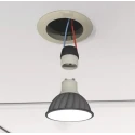 RS PRO SpotClip-Box Series Lighting Cover for Reel and Blown-In Insulations with LED and 148-00123 SPOTCLIP-BOX FR-PA66HS-BK
