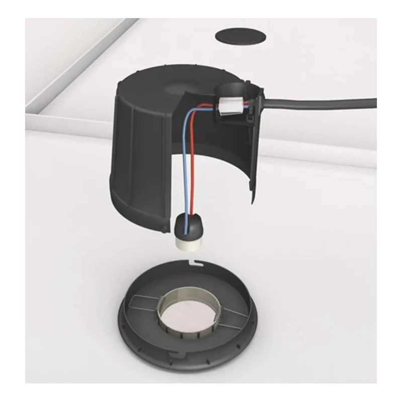 RS PRO SpotClip-Box Series Lighting Cover for Reel and Blown-In Insulations with LED and 148-00123 SPOTCLIP-BOX FR-PA66HS-BK