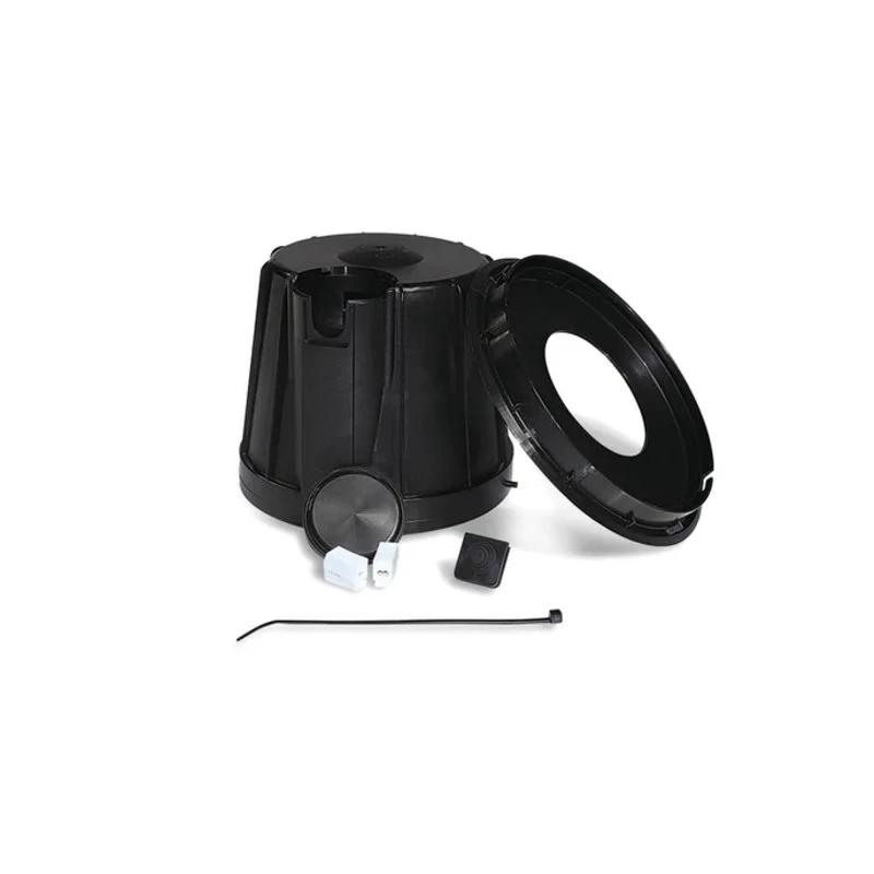 RS PRO SpotClip-Box Series Lighting Cover for Reel and Blown-In Insulations with LED and 148-00123 SPOTCLIP-BOX FR-PA66HS-BK