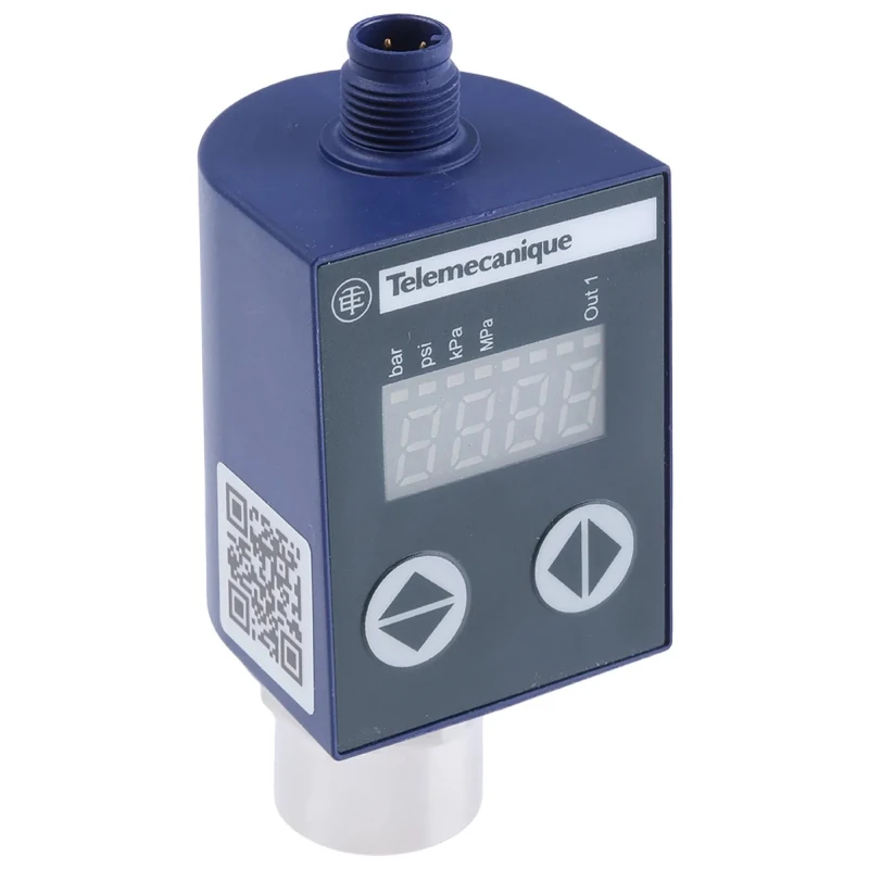 Telemecanique Sensors Pressure Switch 0 bar to 10 bar 0.1% Accuracy 4-20 mA Output 24V dc IP67 IP65 XMLR010G1N25