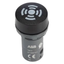 ABB Panel Mount Black LED Buzzer Compact 22 mm Cutout, 24 V AC/DC, IP67 IP66 IP69K, Round 1SFA619600R6306 CB1-630B