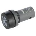 ABB Panel Mount Black LED Buzzer Compact 22 mm Cutout, 24 V AC/DC, IP67 IP66 IP69K, Round 1SFA619600R6306 CB1-630B