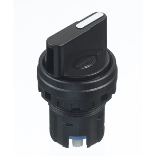 Idec Selector Switch Head 2 Position 22 mm Cutout Black Handle IP20 HW1S-2T