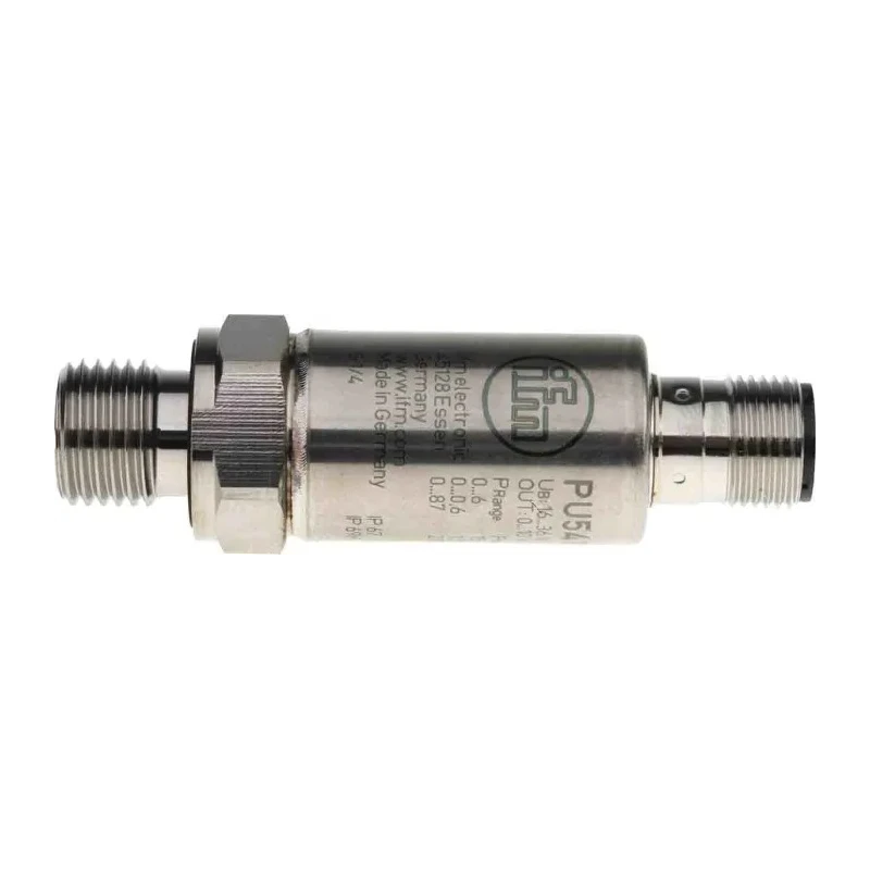 ifm electronic PU Series Pressure Sensor Analogue Output 0 bar to 6 bar Relative Reading, Stainless Steel, IP67/IP69K PU5415