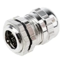 SIB Metallic Nickel Plated Brass Cable Gland PG9 Thread 4 mm Min. 8 mm Max. IP68 835-4087