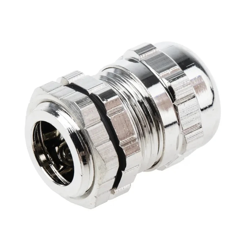 SIB Metallic Nickel Plated Brass Cable Gland PG9 Thread 4 mm Min. 8 mm Max. IP68 835-4087