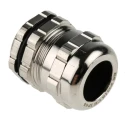 Alpha Wire Metallic Nickel Plated Brass Cable Gland PG16 Thread 8 mm Min., 14 mm Max. IP68 835-4093