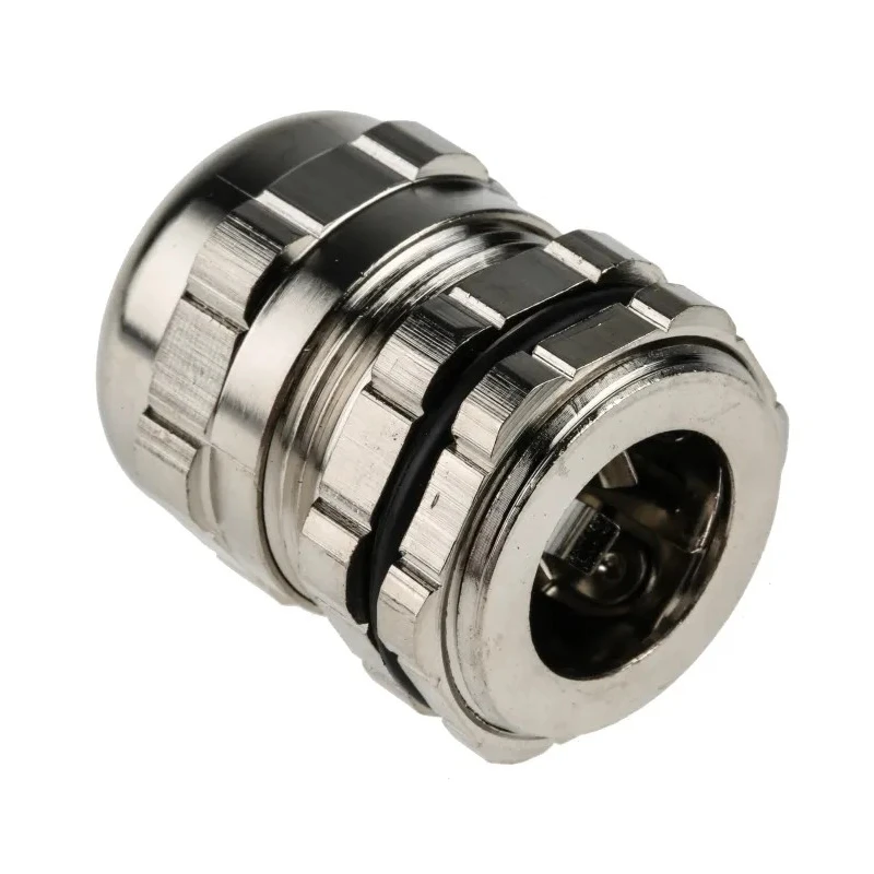 Alpha Wire Metallic Nickel Plated Brass Cable Gland PG16 Thread 8 mm Min., 14 mm Max. IP68 835-4093
