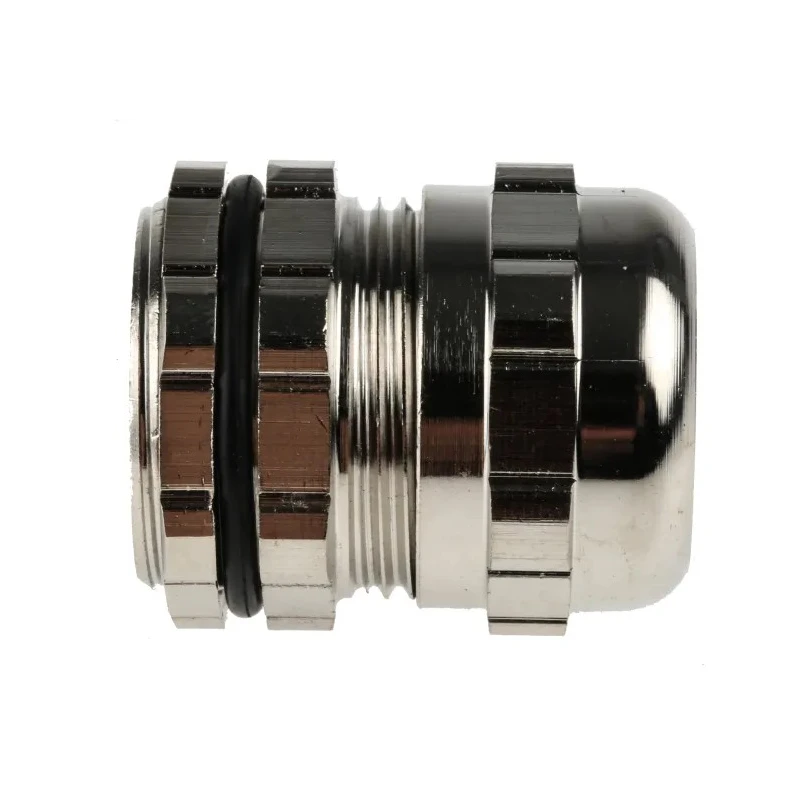 Alpha Wire Metallic Nickel Plated Brass Cable Gland PG16 Thread 8 mm Min., 14 mm Max. IP68 835-4093