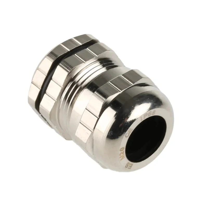 Lapp Metallic Nickel Plated Brass Cable Gland, M20 Thread, 6 mm min., 12 mm max., IP68 835-4112