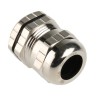 Lapp Metallic Nickel Plated Brass Cable Gland, M20 Thread, 6 mm min., 12 mm max., IP68 835-4112