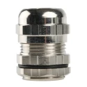 Lapp Metallic Nickel Plated Brass Cable Gland, M20 Thread, 6 mm min., 12 mm max., IP68 835-4112