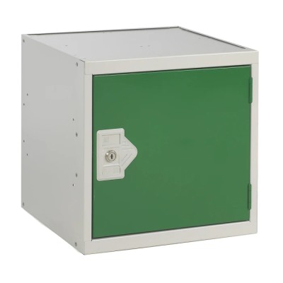 RS PRO 1 Door Steel Green Storage Locker 300 mm x 300 mm x 300 mm 833-2948
