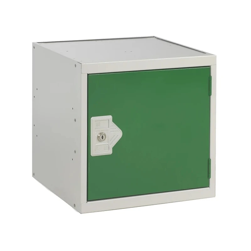 RS PRO 1 Door Steel Green Storage Locker 300 mm x 300 mm x 300 mm 833-2948