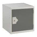 RS PRO 1 Door Steel Grey Storage Locker 380 mm x 380 mm x 380 mm 833-2951