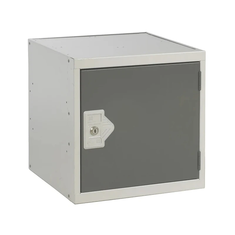 RS PRO 1 Door Steel Grey Storage Locker 380 mm x 380 mm x 380 mm 833-2951