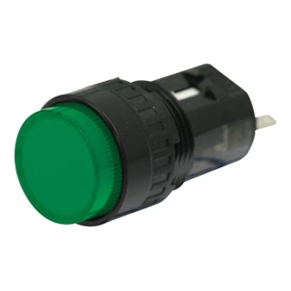 Idec Panel Mount LED Indicator 12V IP65 Solder Terminal AP6M122-G