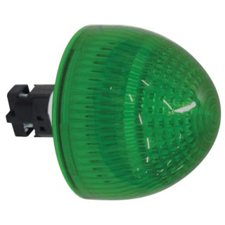 Idec Green Panel Mount Indicator 150mA Flush Bezel Black 22mm Mount Hole HW1P-5Q4-G