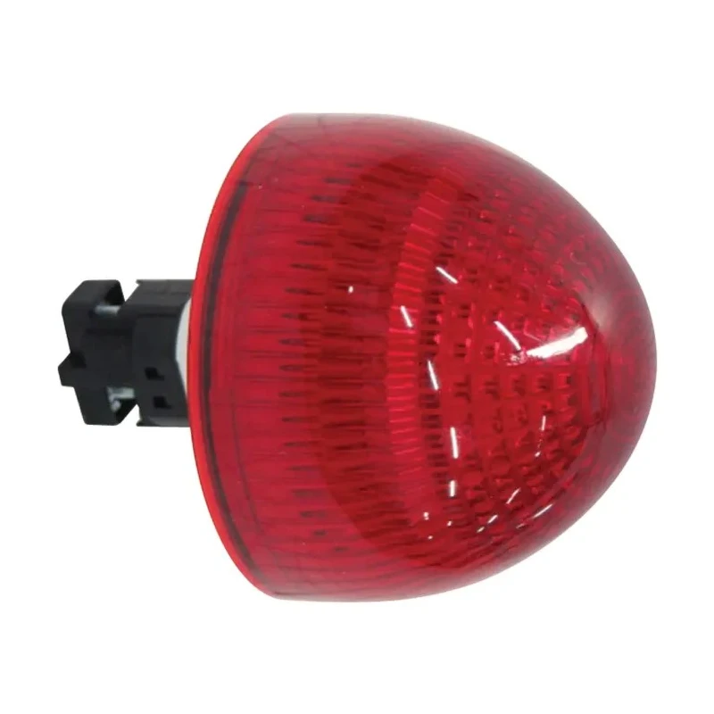 Idec Red Panel Mount Indicator Light 11mA Current, Black Flush Bezel HW1P-5Q4-R