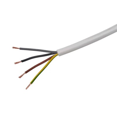 RS PRO 4 Core Power Cable White 1.5mm² 500 V Flame Retardant LSZH 70 °C 100 m 836-0754