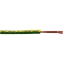 RS PRO H05Z-K Series Green Yellow 0.75 mm² Hook Up Wire 18 AWG 22 x 1 mm Core Strands 100 m Low Smoke Zero Halogen 836-0773